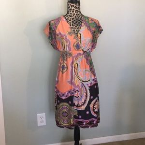 Multi color casual sun dress.